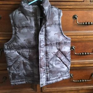 Kids vest gray camouflage